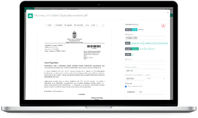 dokumentum digitalizálás, iratfeldolgozás